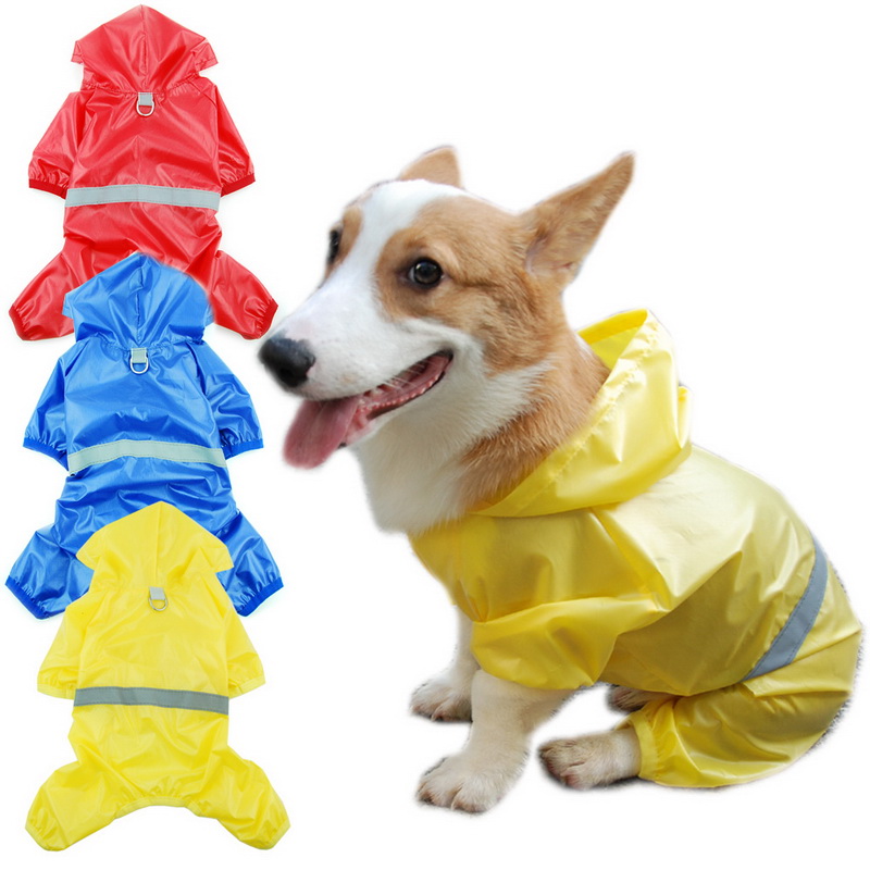 Pet Dog Waterproof Raincoat Jumpsuit Reflective Rain Coat Sunscreen Dog Outdoor Clothes Jacket for Small Dog Pet Supplies
Pet Dog Waterproof Raincoat Jumpsuit Reflective Rain Coat Sunscreen Dog Outdoor Clothes Jacket for Small Dog Pet Supplies