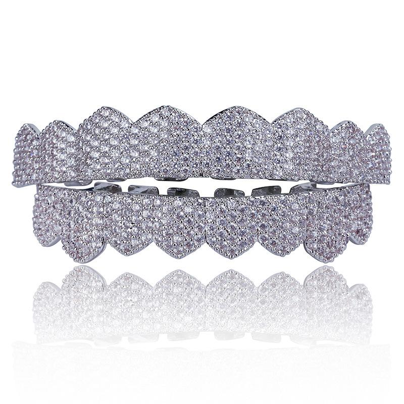 Other Hip Hop Cubic Zirconia Paved Bling Iced Out Flat Teeth Grillzs Top Bottom Set Dental Grills Men Rapper Cosplay Jewelry Gift, Slivery;golden
Other Hip Hop Cubic Zirconia Paved Bling Iced Out Flat Teeth Grillzs Top Bottom Set Dental Grills Men Rapper Cosplay Jewelry Gift, Slivery;golden