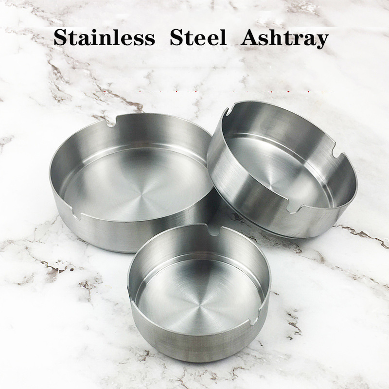 8cm Thick Stainless Steel Ashtray Hotel Restaurant Cigarette Saucer Bar Advertising Round Ashtray Support Customized LOGO
8cm Thick Stainless Steel Ashtray Hotel Restaurant Cigarette Saucer Bar Advertising Round Ashtray Support Customized LOGO