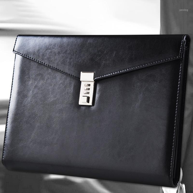 Creative A4 High-Grade Leather with Lock Business Multi-Function Thickening Learning Office Supplies Password Briefcase1, Black
Creative A4 High-Grade Leather with Lock Business Multi-Function Thickening Learning Office Supplies Password Briefcase1, Black