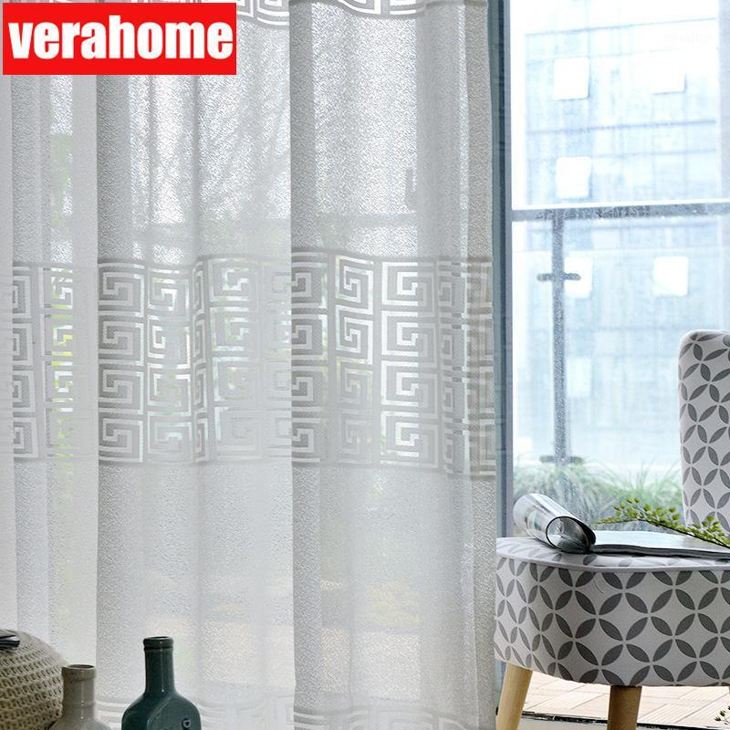 Modern White tulle curtains for living room bedroom geometric sheers curtain drapes for windows1
Modern White tulle curtains for living room bedroom geometric sheers curtain drapes for windows1