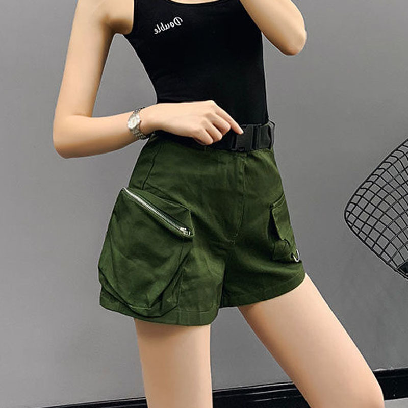 2021 New Women Big Pocket Summer Belt High Streetwear Clothes Ladies Cargo Shorts Solid GVAW, Black
2021 New Women Big Pocket Summer Belt High Streetwear Clothes Ladies Cargo Shorts Solid GVAW, Black