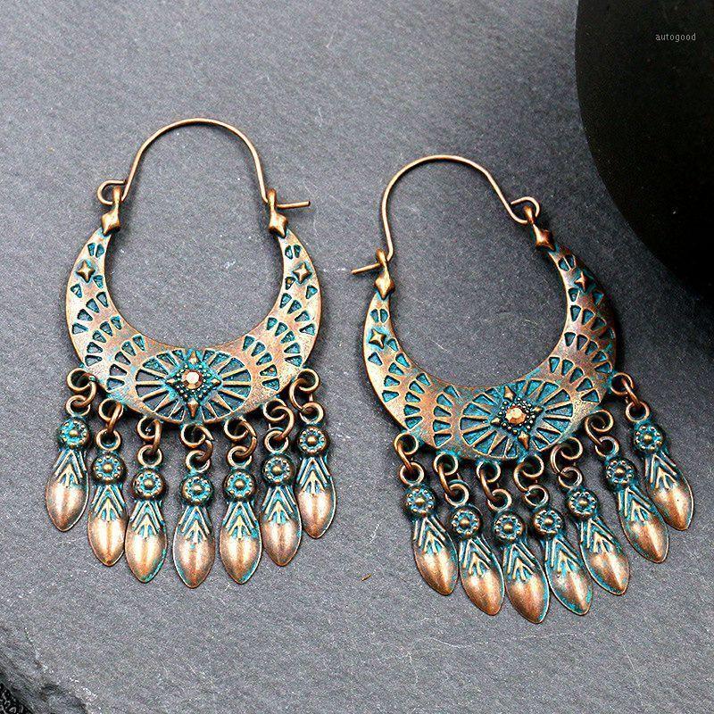 Dangle & Chandelier Bohemian Earrings Vintage Ethnic Style Metal Tassel For Women Retro Carving Flower Big Fashion Jewelry1
Dangle & Chandelier Bohemian Earrings Vintage Ethnic Style Metal Tassel For Women Retro Carving Flower Big Fashion Jewelry1