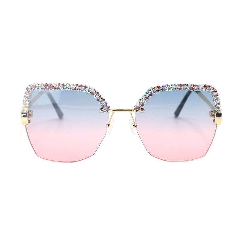 Sunglasses Fashion Square Rhinestone Semi-rim For Women Candy Color Gradient Sun Glasses Crystal Oversize UV400 Eyewear
Sunglasses Fashion Square Rhinestone Semi-rim For Women Candy Color Gradient Sun Glasses Crystal Oversize UV400 Eyewear