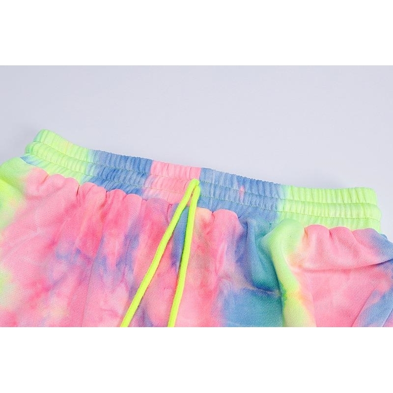 Summer Women'S Pants Sweatpants For Women TieDye Aesthetic Track Pants Streetwear Women Joggers Lose Weight Sweatpants Women 201113