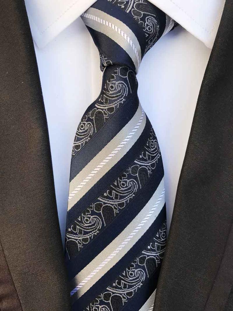 Bow Ties Luxury Men Fashion Paisley Striped Tie Handmade Woven Necktie For Meeting Wedding
Bow Ties Luxury Men Fashion Paisley Striped Tie Handmade Woven Necktie For Meeting Wedding