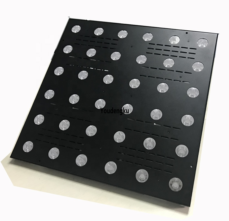 New arrival Stage Decorate Indoor 6 x 6 DMX Wall Washer 36x3w gold blinders beam led Matrix Panel light