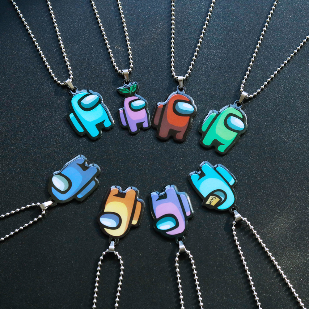 Hot Selling Stainless Steel Among US Pendant Necklace Among Us Surrounding the Game Mens and Womens, Silver
Hot Selling Stainless Steel Among US Pendant Necklace Among Us Surrounding the Game Mens and Womens, Silver