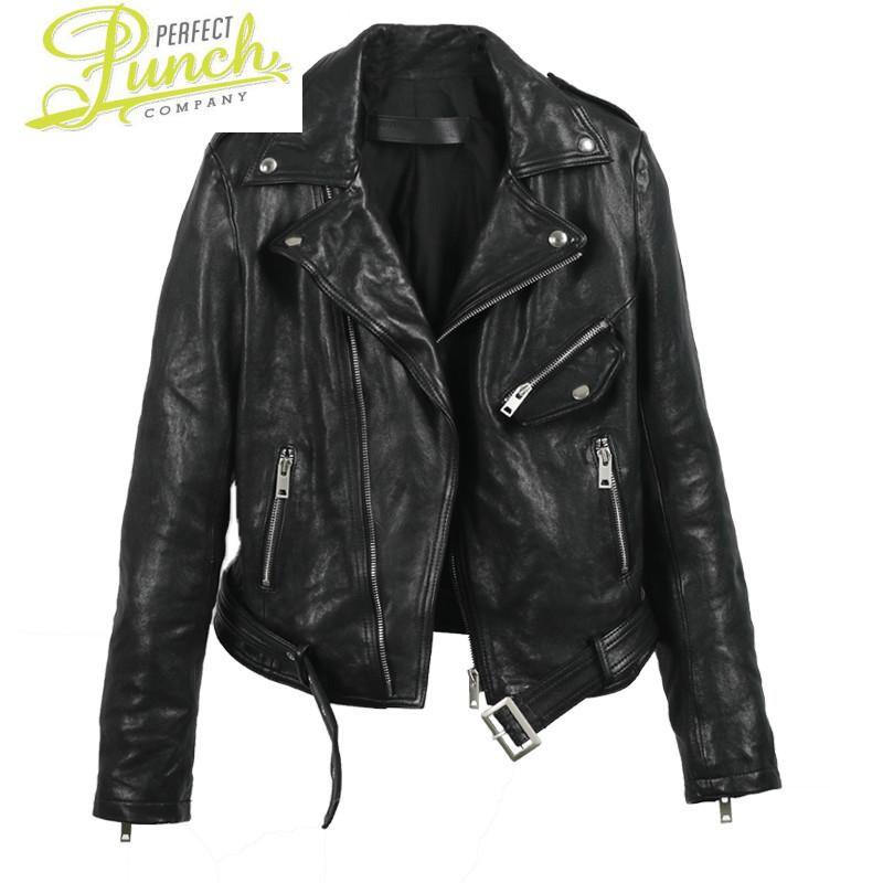 Real Coat Women' Sheepskin Genuine Leather Jackets Short Spring Autumn Motorcycle Jacket 2021 16-12d KJ5570, Black
Real Coat Women' Sheepskin Genuine Leather Jackets Short Spring Autumn Motorcycle Jacket 2021 16-12d KJ5570, Black