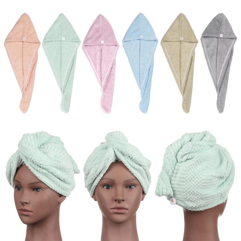 Quick Dry Hair Wrap Towel Turban Twist Dry Shower Microfiber Drying Bath Spa Bathing Head Cap Hat Bathroom Shower Accessories
Quick Dry Hair Wrap Towel Turban Twist Dry Shower Microfiber Drying Bath Spa Bathing Head Cap Hat Bathroom Shower Accessories