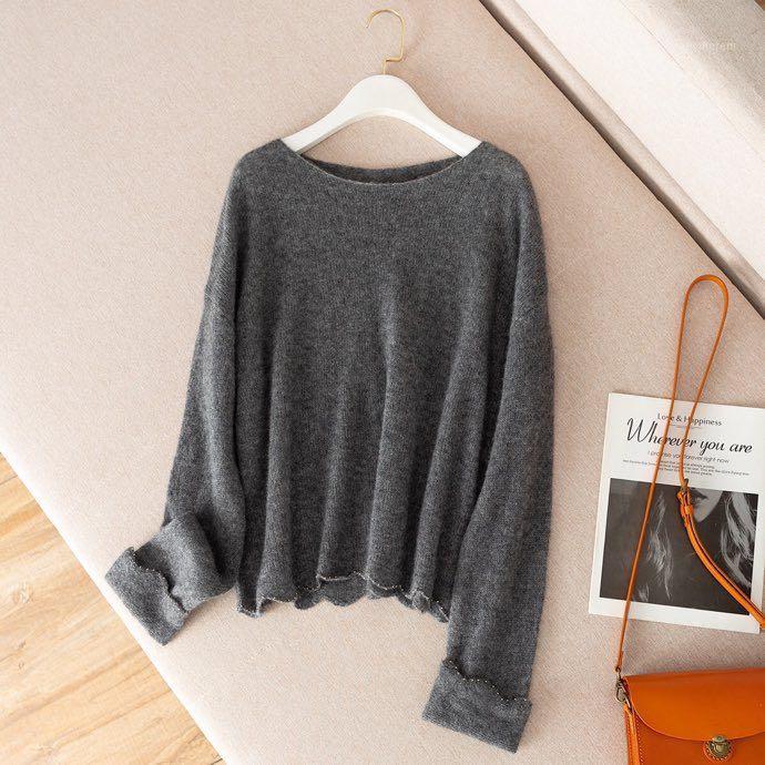 WK08314 Fashion women's Sweaters 2020 Runway European Design party style women's Clothing1, As pic