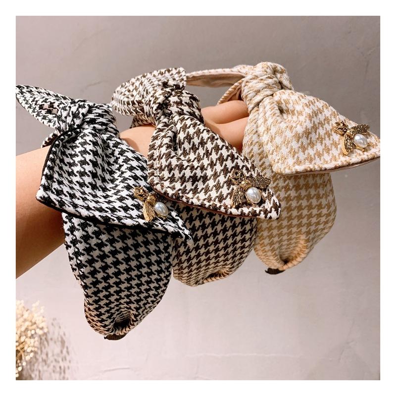 Houndstooth Bees Double Large Bow Hairbands For Women Hair Accessories For Girls Hair Band Bows Hairband Headbands
Houndstooth Bees Double Large Bow Hairbands For Women Hair Accessories For Girls Hair Band Bows Hairband Headbands