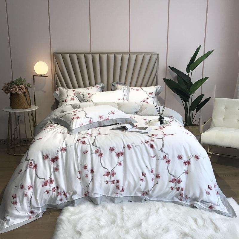 48Silky Soft Luxury 800TC Tencel Silk Colorful Floral Leaves Bedding Queen King Size 4Pcs Duvet Cover Bed Sheets set Pillowcase, Color 14
48Silky Soft Luxury 800TC Tencel Silk Colorful Floral Leaves Bedding Queen King Size 4Pcs Duvet Cover Bed Sheets set Pillowcase, Color 14