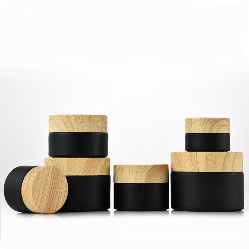 50pcs/lot High-grade cosmetic bottle wood cover frosted blackglass jars for cosmetic packaging 5G/10G/15G/20G/30G/50G 0.5 oz 1oz
50pcs/lot High-grade cosmetic bottle wood cover frosted blackglass jars for cosmetic packaging 5G/10G/15G/20G/30G/50G 0.5 oz 1oz