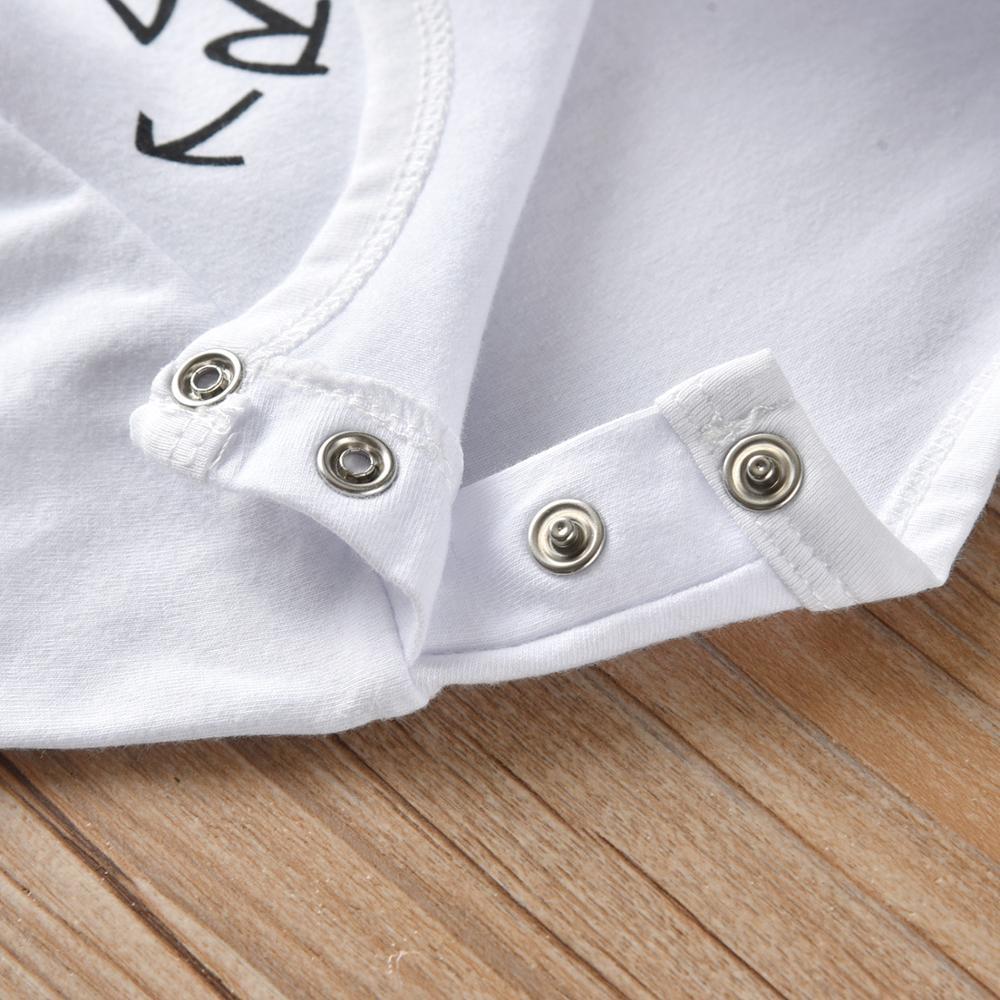 Newborn Baby Boys Girls Romper Long Sleeve Letter Come On Daddy!You Can Do This! Jumpsuit Pajamas Infant Clothing Baby Clothes 201027