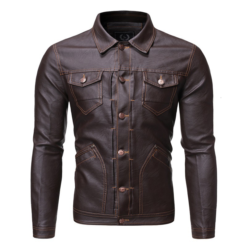 Men's Jacket Fine Spring Adjustment New Motorcycle Put Drivers Leather Quality Coat Hgzy, Brown
Men's Jacket Fine Spring Adjustment New Motorcycle Put Drivers Leather Quality Coat Hgzy, Brown