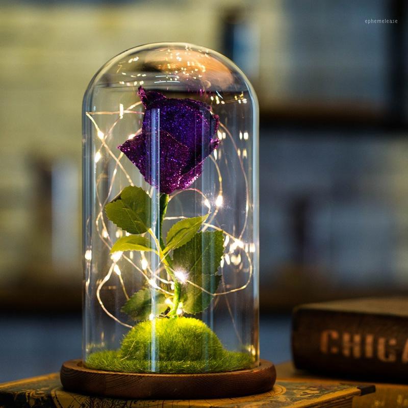 Valentine's Day Love Gifts Beauty Artificial Rose Flowers USB Glowing Immortal Rose in Glass Bottle for Home Desktop Decor1
Valentine's Day Love Gifts Beauty Artificial Rose Flowers USB Glowing Immortal Rose in Glass Bottle for Home Desktop Decor1