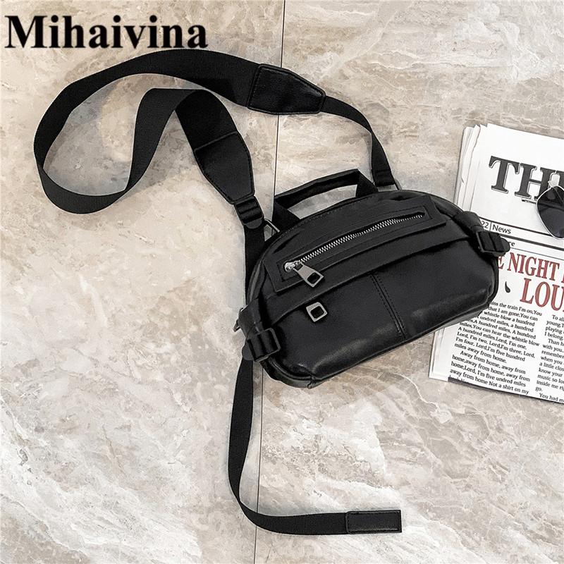 Mihaivin Men's Messenger Bag Black Luxury Handbag Trendy Leather Multiple Pockets Crossbody Shoulder Bags For Man Small Tote Bag
Mihaivin Men's Messenger Bag Black Luxury Handbag Trendy Leather Multiple Pockets Crossbody Shoulder Bags For Man Small Tote Bag