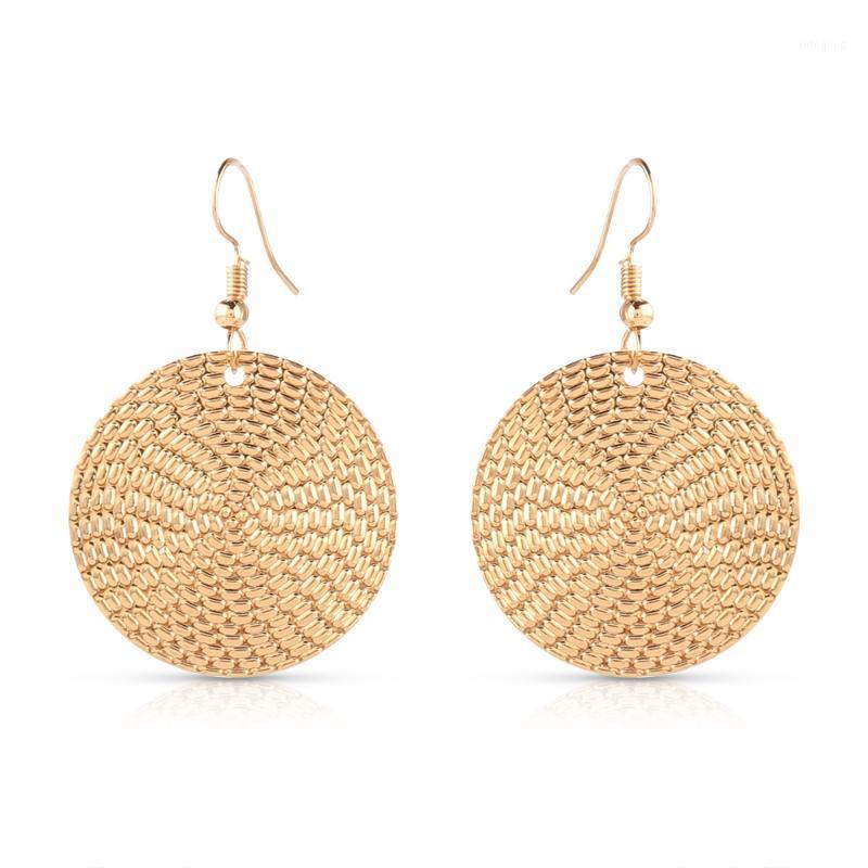 Dangle & Chandelier WYBU Hiphop Style Metal Round Drop Earring For Women Gold Rock Earing Jewelry Gift 2021 Kolczyki Pendientes Boucle D 
Dangle & Chandelier WYBU Hiphop Style Metal Round Drop Earring For Women Gold Rock Earing Jewelry Gift 2021 Kolczyki Pendientes Boucle D
