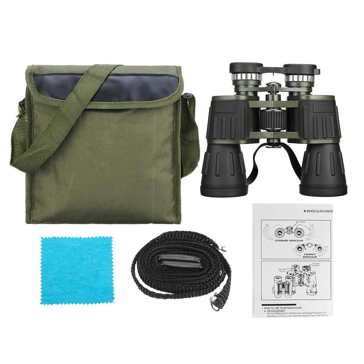 Night Vision Tactical Binoculars High Clarity Telescope High Power Binoculars for Hunting with Storage Bag LJ201120