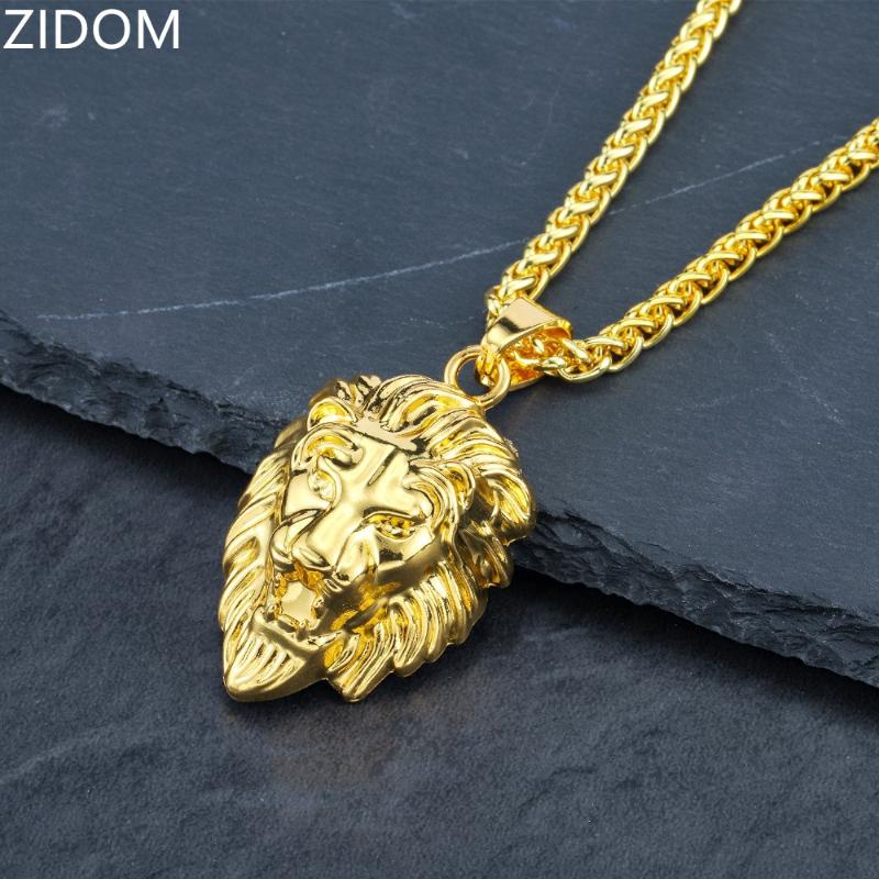 Gold/Silver Color Men Hip hop lion's head Pendant Necklaces fashion Classic Hiphop Pendants Necklace Charm jewelry gifts
Gold/Silver Color Men Hip hop lion's head Pendant Necklaces fashion Classic Hiphop Pendants Necklace Charm jewelry gifts