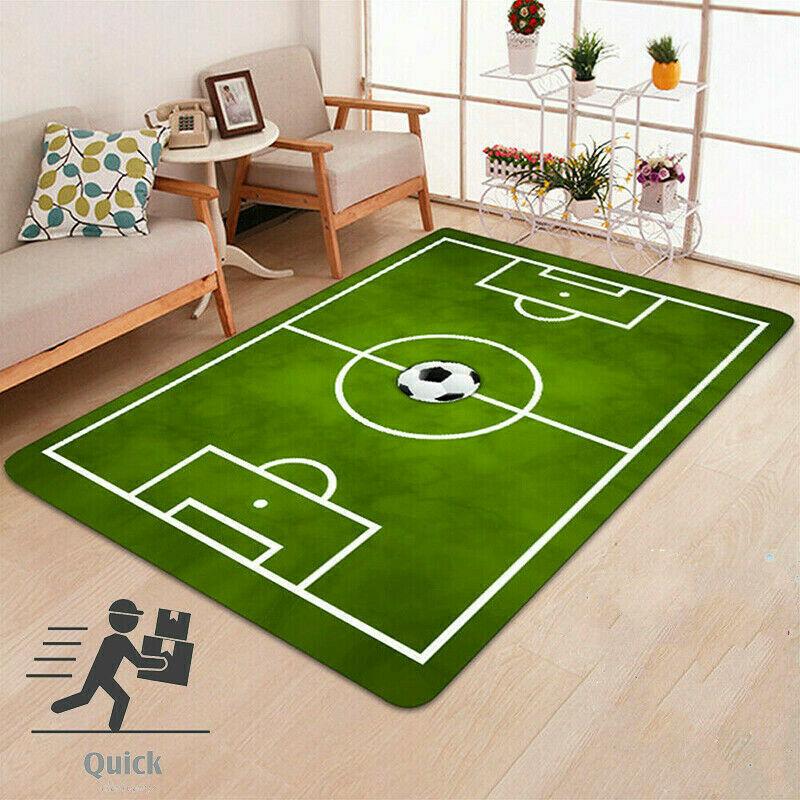 Home Decoration Anti Slip Flannel Soft Rug Bathroom Mat 3d Football Field Printing Floor Living Room Kid Play Carpet, As pic
Home Decoration Anti Slip Flannel Soft Rug Bathroom Mat 3d Football Field Printing Floor Living Room Kid Play Carpet, As pic