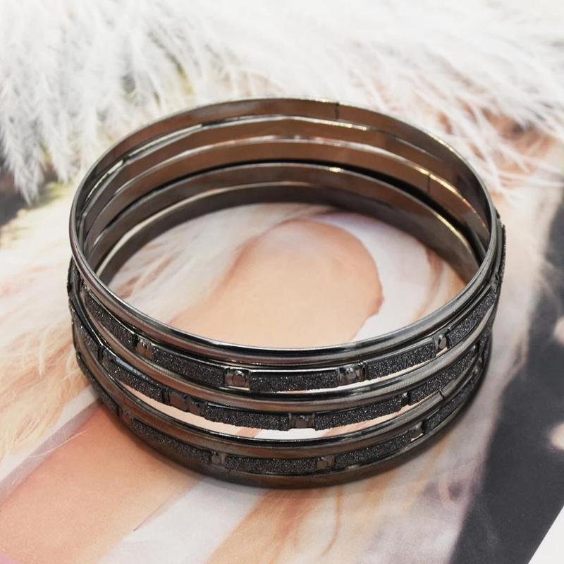 7Pcs/Sets Punk Black Cuff Bangles Nightclub Shiny Bangle for Men and Women Personality Bracelet Party Jewelry Accessories1
7Pcs/Sets Punk Black Cuff Bangles Nightclub Shiny Bangle for Men and Women Personality Bracelet Party Jewelry Accessories1