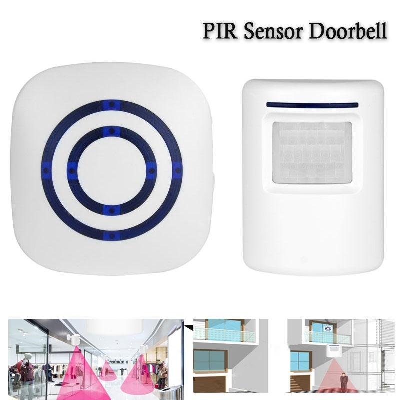 Wireless PIR Motion Sensor Detector Alarm + Receiver Doorbell Anti-theft Home Security Alarm Store Welcome Notice
Wireless PIR Motion Sensor Detector Alarm + Receiver Doorbell Anti-theft Home Security Alarm Store Welcome Notice