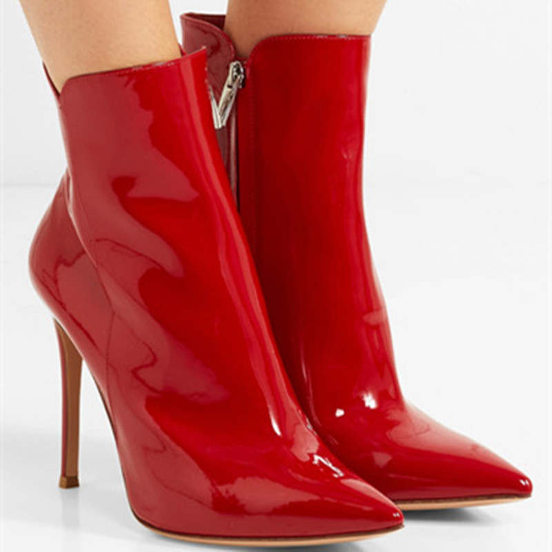 Ladies Ankle Sexy Boots of Red Leather Brilliant Women Pointed Toe Stiletto Springtime Motorcycle Bottines Zapatos Mujer 8mw0, Got it
Ladies Ankle Sexy Boots of Red Leather Brilliant Women Pointed Toe Stiletto Springtime Motorcycle Bottines Zapatos Mujer 8mw0, Got it