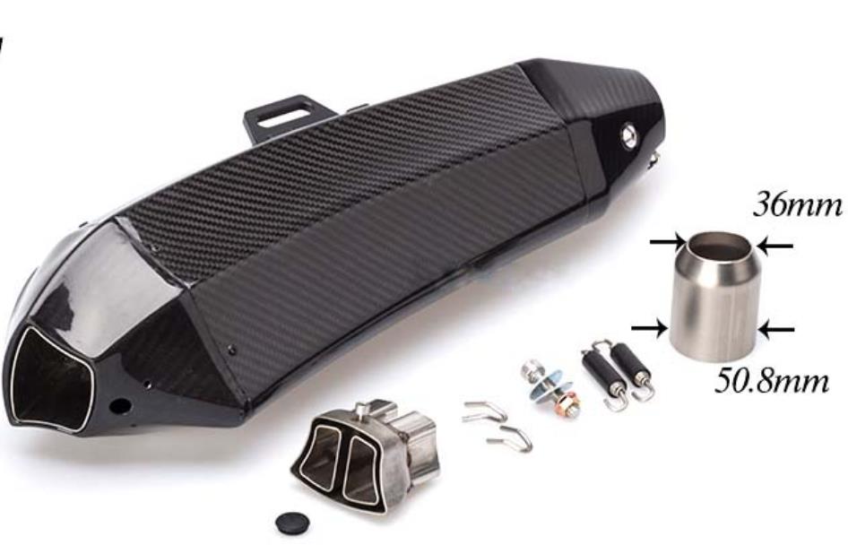 Motorcycle Exhaust System Motorcycle modified exhaust pipe carbon fiber exhaust cobra C section Z800 z900 zx6r r6 MT09
Motorcycle Exhaust System Motorcycle modified exhaust pipe carbon fiber exhaust cobra C section Z800 z900 zx6r r6 MT09