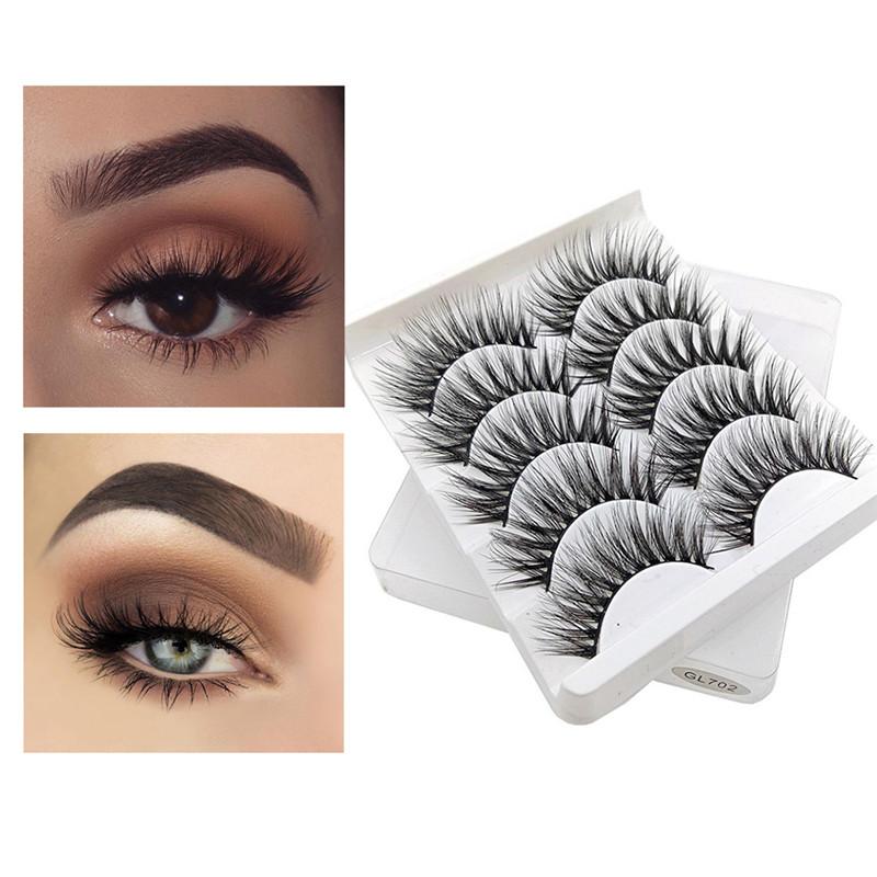 5Pair Natural Flase Eyelashes Reusable Mink Hair Thick Eye Lashes Handmade 3D Crisscross Eyelashes Women Eye Makeup Tools
5Pair Natural Flase Eyelashes Reusable Mink Hair Thick Eye Lashes Handmade 3D Crisscross Eyelashes Women Eye Makeup Tools
