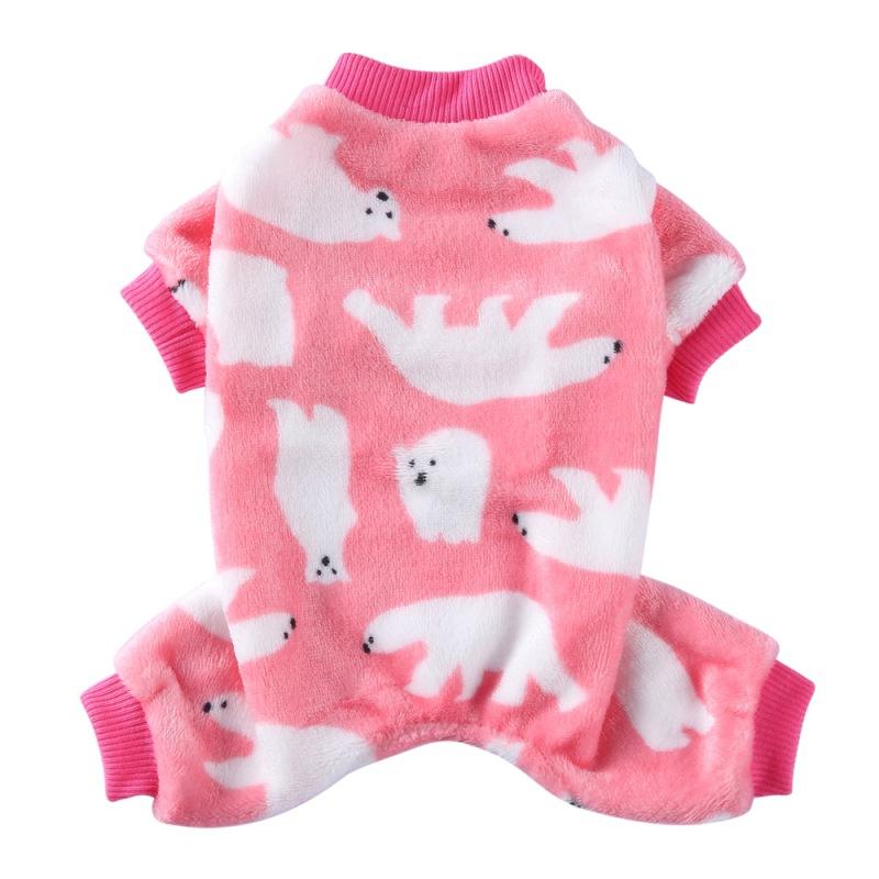 Dog Jumpsuits Winter Fashion Cute Polar Bear Pattern Pajamas Fabric Comfortable Warm Pet Cat Dog Clothes
Dog Jumpsuits Winter Fashion Cute Polar Bear Pattern Pajamas Fabric Comfortable Warm Pet Cat Dog Clothes