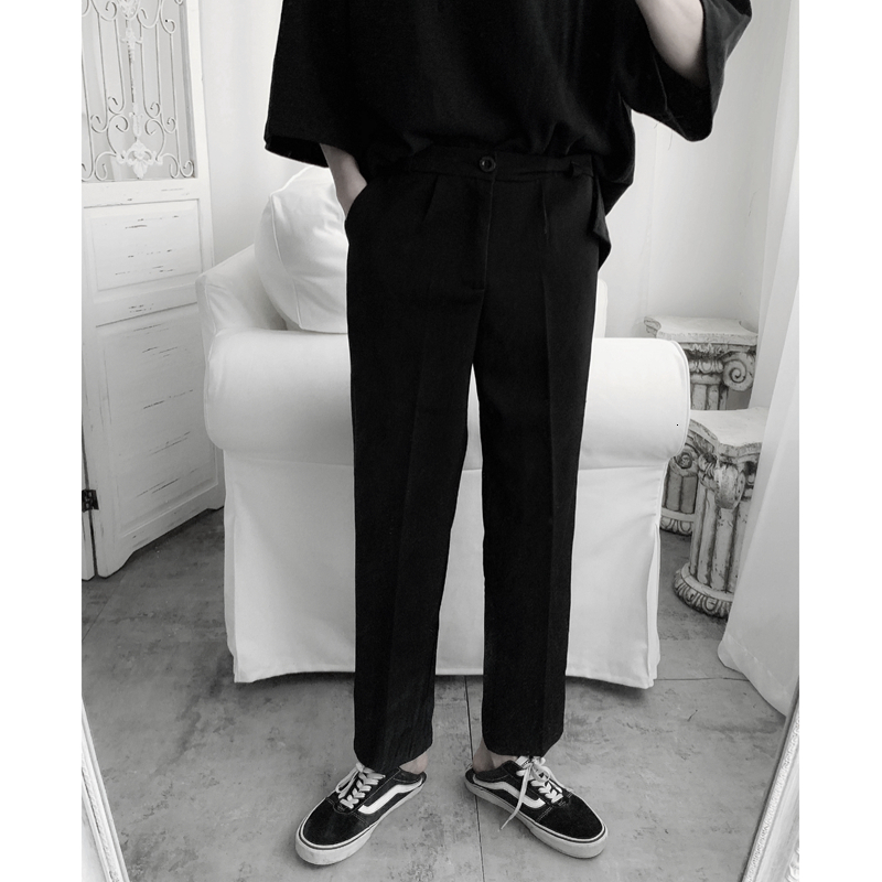 2021 S-6xl!! Spring Male Korean Version New Trend Loose Temper Broad Leg Straight Pipe Nine Casual Pants Points. G6JZ, Black
2021 S-6xl!! Spring Male Korean Version New Trend Loose Temper Broad Leg Straight Pipe Nine Casual Pants Points. G6JZ, Black