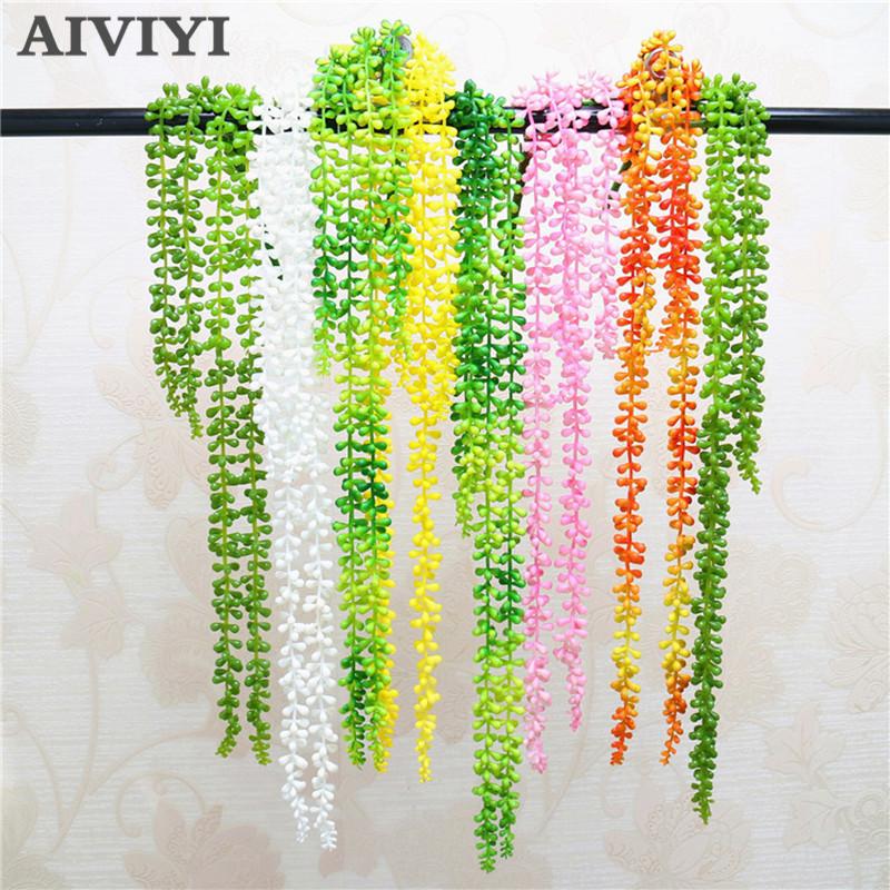 Multicolor 3/4 branch Artificial Flower String PUfake lover tear Wall Hanging Plant Succulents Garden Wreath Home Wedding Decor, 3 fork love tears
Multicolor 3/4 branch Artificial Flower String PUfake lover tear Wall Hanging Plant Succulents Garden Wreath Home Wedding Decor, 3 fork love tears