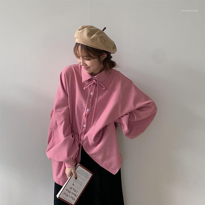 Shirt spring new wild loose bow knot lantern sleeve shirt fashion simple jacket blouse female1, Beige
Shirt spring new wild loose bow knot lantern sleeve shirt fashion simple jacket blouse female1, Beige