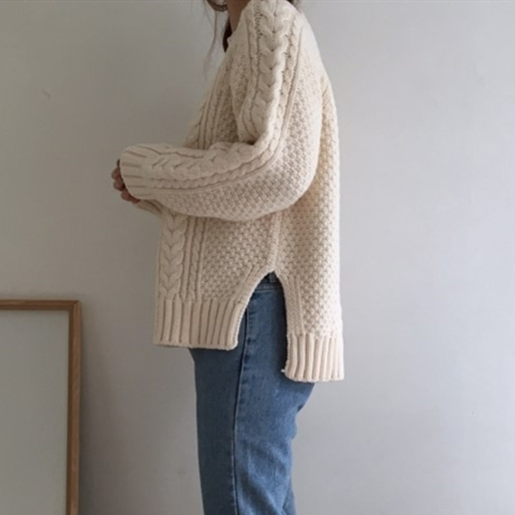 Colorfaith Autumn Winter Women's Sweaters Pullovers Warm Minimalist Korean Fashionable Solid Wild Oversize Jumpers SW7033 201224