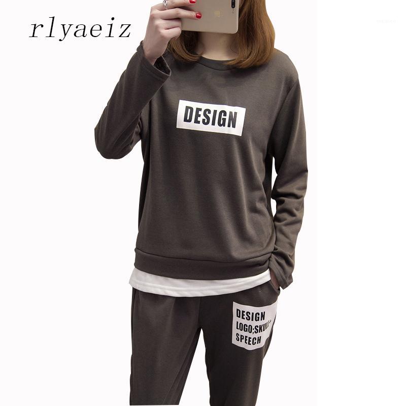 RLYAEIZ Autumn Sportswear Women 2 Piece Set 2017 Casual Woman Sporting Suits Letter Printed Hoodies + Pants Female Tracksuit 5XL1, Gray
RLYAEIZ Autumn Sportswear Women 2 Piece Set 2017 Casual Woman Sporting Suits Letter Printed Hoodies + Pants Female Tracksuit 5XL1, Gray
