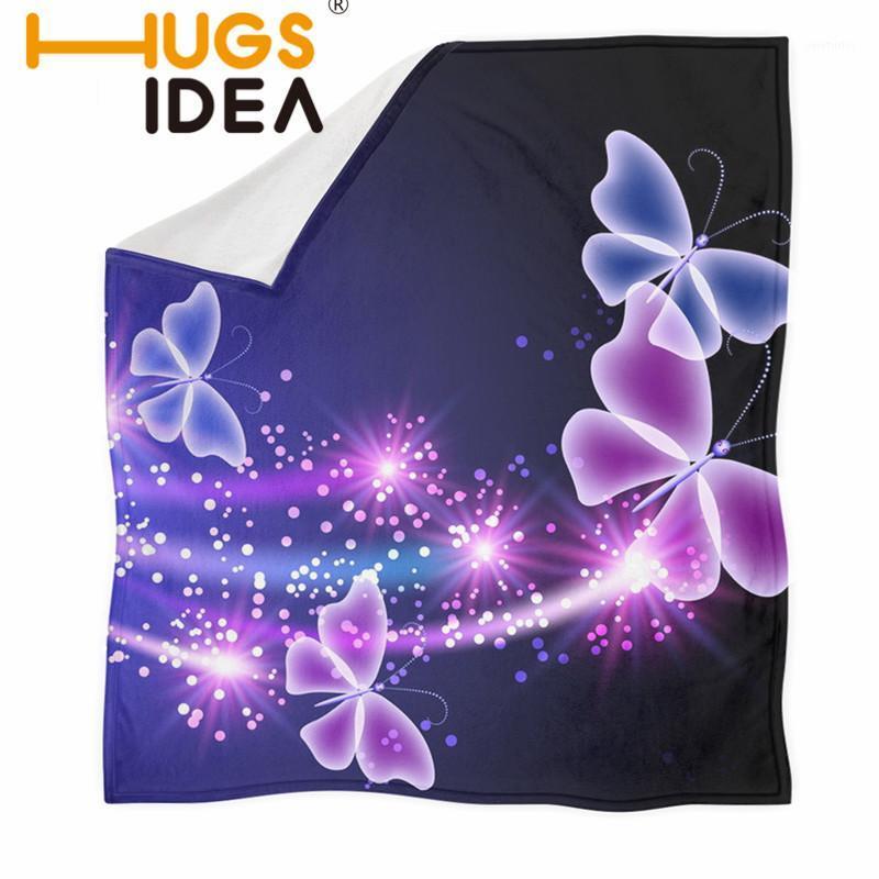 HUGSIDEA Purple Butterfly Print Polyester Blankets Spring/Autumn Butterfly Collection Sofa/Couch Warm Fleece Blanket for Travel1
HUGSIDEA Purple Butterfly Print Polyester Blankets Spring/Autumn Butterfly Collection Sofa/Couch Warm Fleece Blanket for Travel1