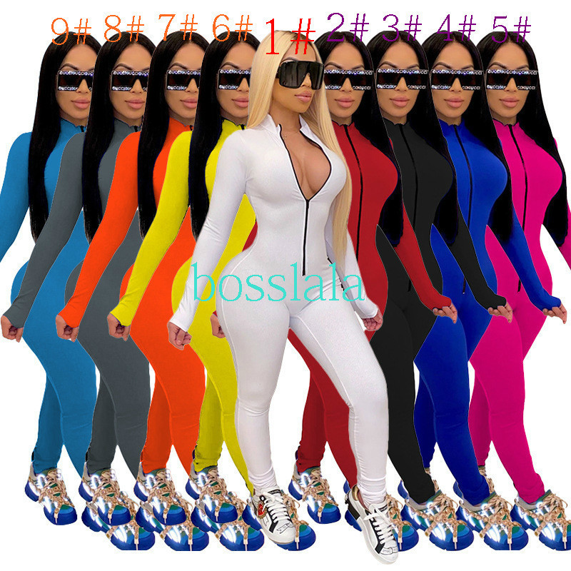 Women Designers Clothes 2021 Winter Jumpsuits Slim Sexy Solid Colour Zipper Long Sleeve Skinny One Piece Pants Ladies New Fashion Rompers, Gray
Women Designers Clothes 2021 Winter Jumpsuits Slim Sexy Solid Colour Zipper Long Sleeve Skinny One Piece Pants Ladies New Fashion Rompers, Gray
