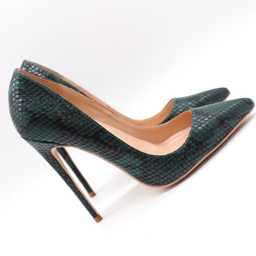 Moda Mulheres 2020 livres do transporte senhora Couro de python verde Poined Toe Stiletto salto alto bomba ALTA-SALTO A9SU, 42
Moda Mulheres 2020 livres do transporte senhora Couro de python verde Poined Toe Stiletto salto alto bomba ALTA-SALTO A9SU, 42