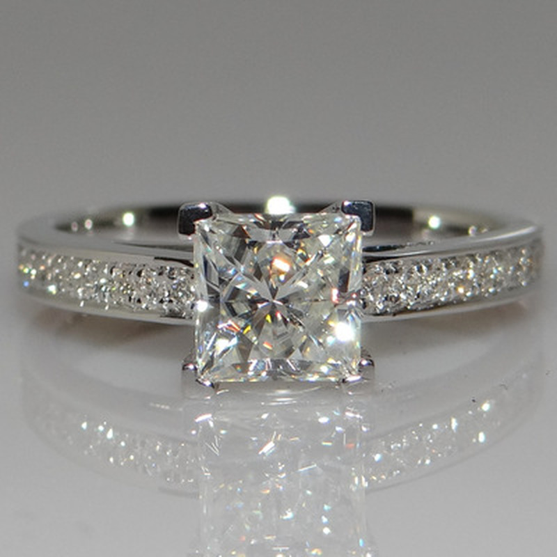 925 Silver Rings For Women Jewelry Simple Design Square Bridal Wedding Engagement Ring
925 Silver Rings For Women Jewelry Simple Design Square Bridal Wedding Engagement Ring