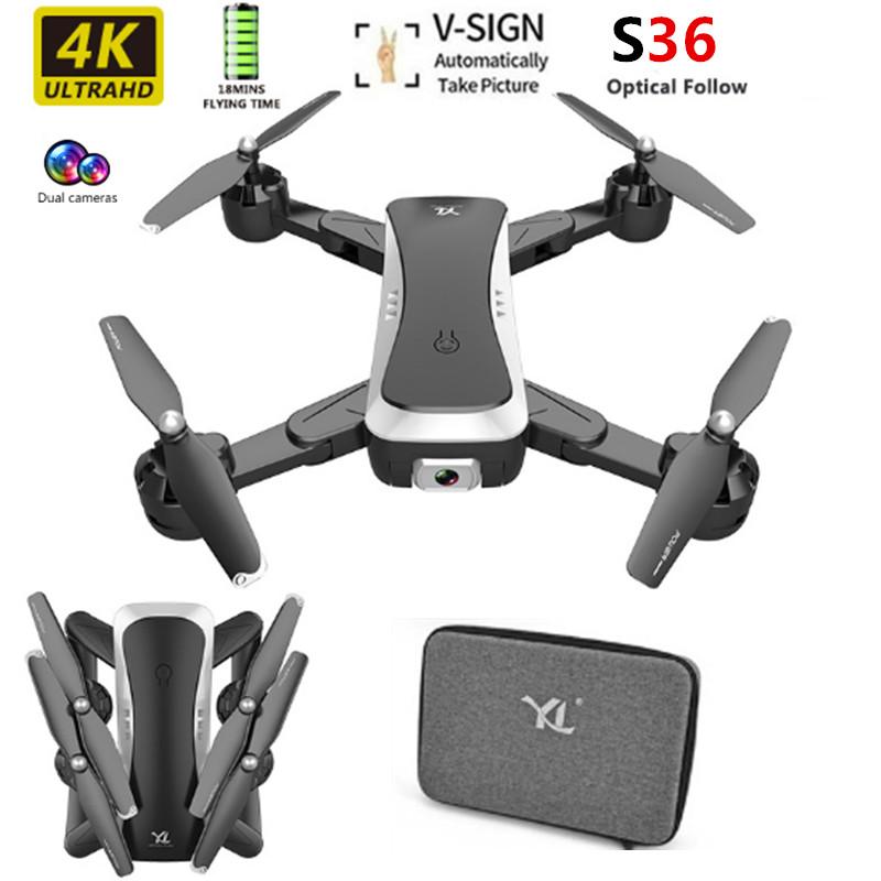 S36 RC Drone 4k HD Dual Camera Optical flow Quadcopter WiFi FPV RC Helicopter Gravity Sensor Selfie Kids Toys Gifts
S36 RC Drone 4k HD Dual Camera Optical flow Quadcopter WiFi FPV RC Helicopter Gravity Sensor Selfie Kids Toys Gifts