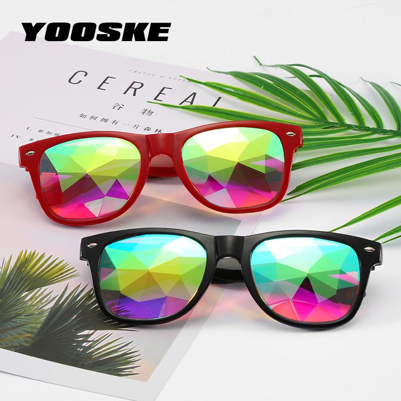 YOOSKE Party Women Men rave festival Sunglasses Holographic Round Glasses Retro Kaleidoscope Eyewear
YOOSKE Party Women Men rave festival Sunglasses Holographic Round Glasses Retro Kaleidoscope Eyewear