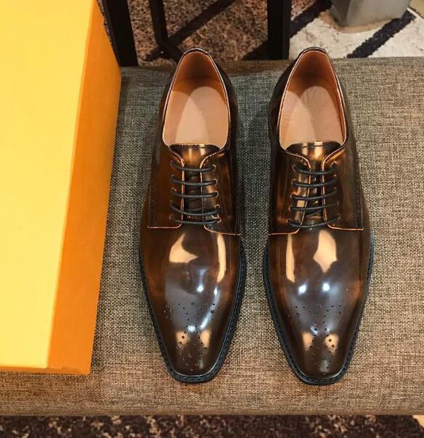 Luxury Tops Louise Mens Business Autumn Real Leather Formal Lace Up Wedding Dress Shoes Size 38-45, With brand logo
Luxury Tops Louise Mens Business Autumn Real Leather Formal Lace Up Wedding Dress Shoes Size 38-45, With brand logo