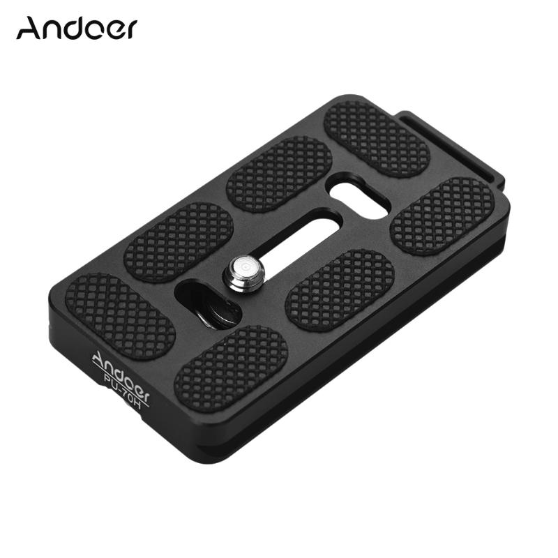 Andoer PU-50H Quick Release QR Plate with Attachment Loop Tripod Ball Head for Arca Swiss camera accessories quick release clamp
Andoer PU-50H Quick Release QR Plate with Attachment Loop Tripod Ball Head for Arca Swiss camera accessories quick release clamp