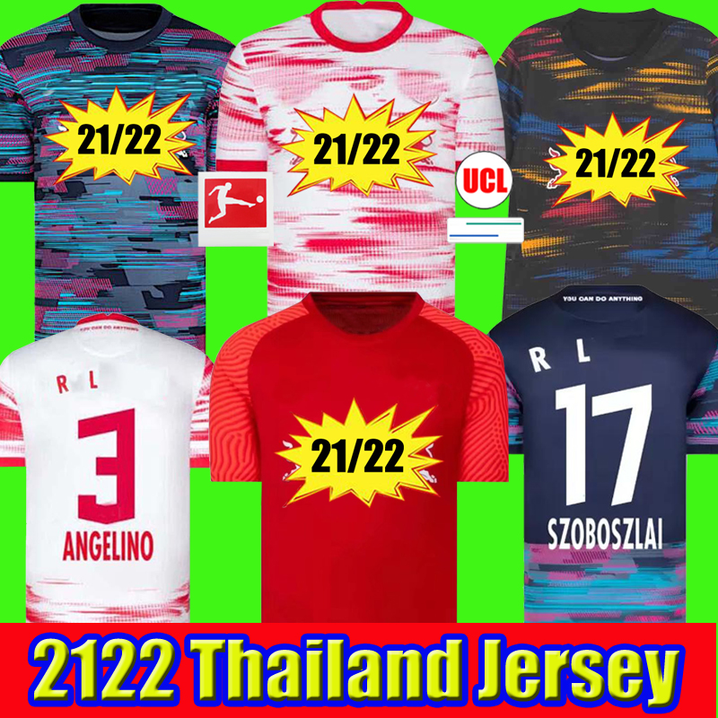 21 22 Soccer Jerseys SILVA OLMO NKUNKU POULSEN HAIDARA LAIMER Camiseta ADAMS Maillot MORIBA BROBBEY 2021 2022 Football Shirts Kits Uniform home away third 3rd fourth, 2122 home + patch
21 22 Soccer Jerseys SILVA OLMO NKUNKU POULSEN HAIDARA LAIMER Camiseta ADAMS Maillot MORIBA BROBBEY 2021 2022 Football Shirts Kits Uniform home away third 3rd fourth, 2122 home + patch