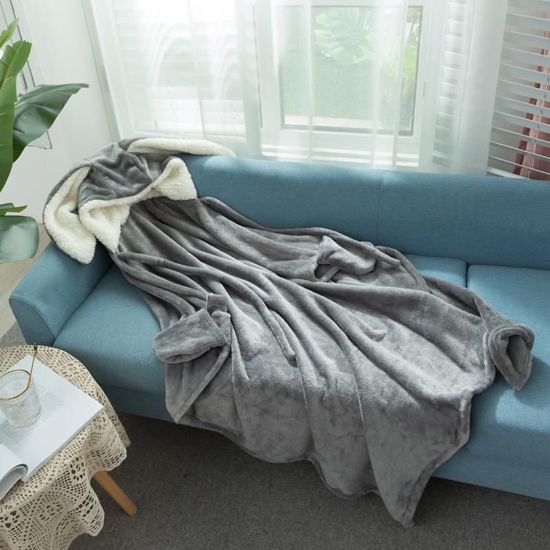 Wrap Blanket For Parents And Children Grey Pink Soft Plush Flannelr Wearable Cape Autumn Winter Adult Kids Home Textile
Wrap Blanket For Parents And Children Grey Pink Soft Plush Flannelr Wearable Cape Autumn Winter Adult Kids Home Textile