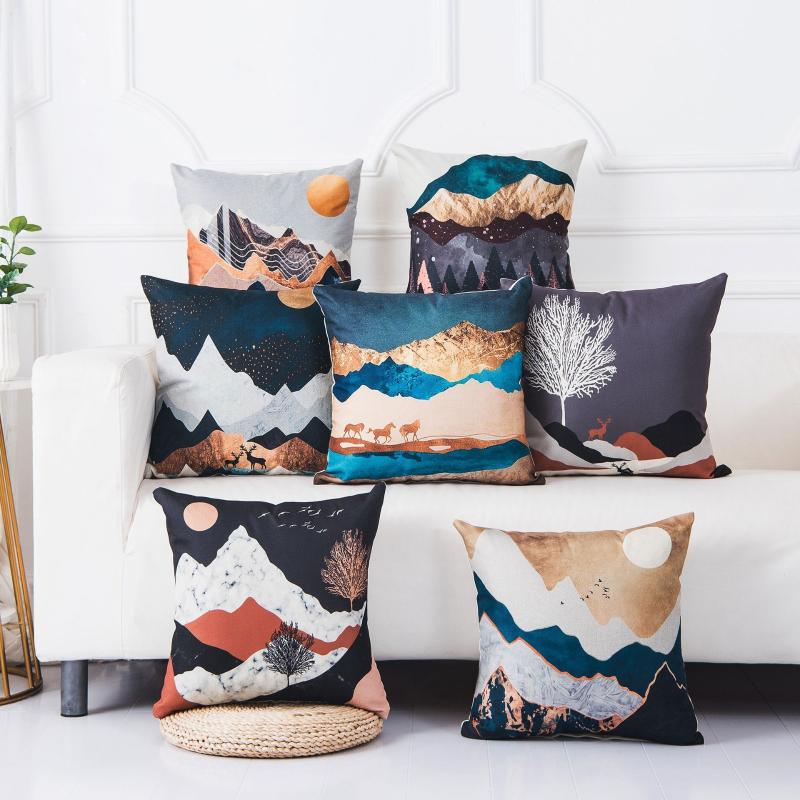 Mountain sunrise Oil Painted Cushion Cover Case Decorative pillow for Home Sofa Chair Decor funda Cojin Child 2020 New Year Gift, 05
Mountain sunrise Oil Painted Cushion Cover Case Decorative pillow for Home Sofa Chair Decor funda Cojin Child 2020 New Year Gift, 05