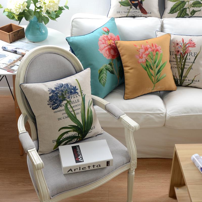 flower cushion cover new year's pillow Decorative Pillow cover home decor thin linen throw pillows for sofa, Xh0037
flower cushion cover new year's pillow Decorative Pillow cover home decor thin linen throw pillows for sofa, Xh0037