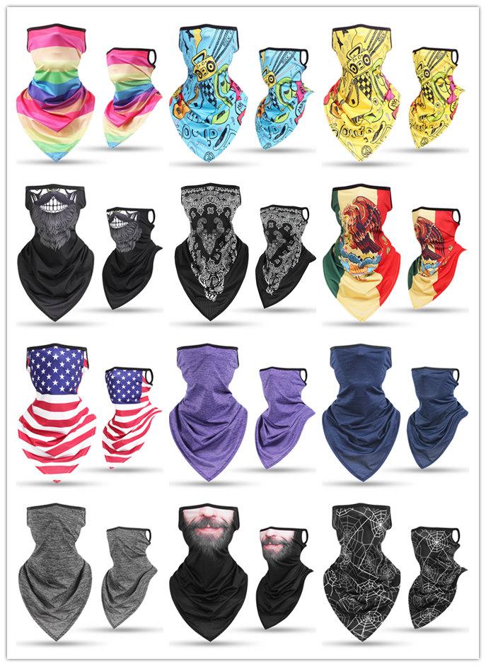 Hanging Ear Triangle Scarf Half Face Mask Scarves Balaclava Bandana Scarf Outdoors Sunscreen Neckerchief Face Scarves Men Women, Multi
Hanging Ear Triangle Scarf Half Face Mask Scarves Balaclava Bandana Scarf Outdoors Sunscreen Neckerchief Face Scarves Men Women, Multi